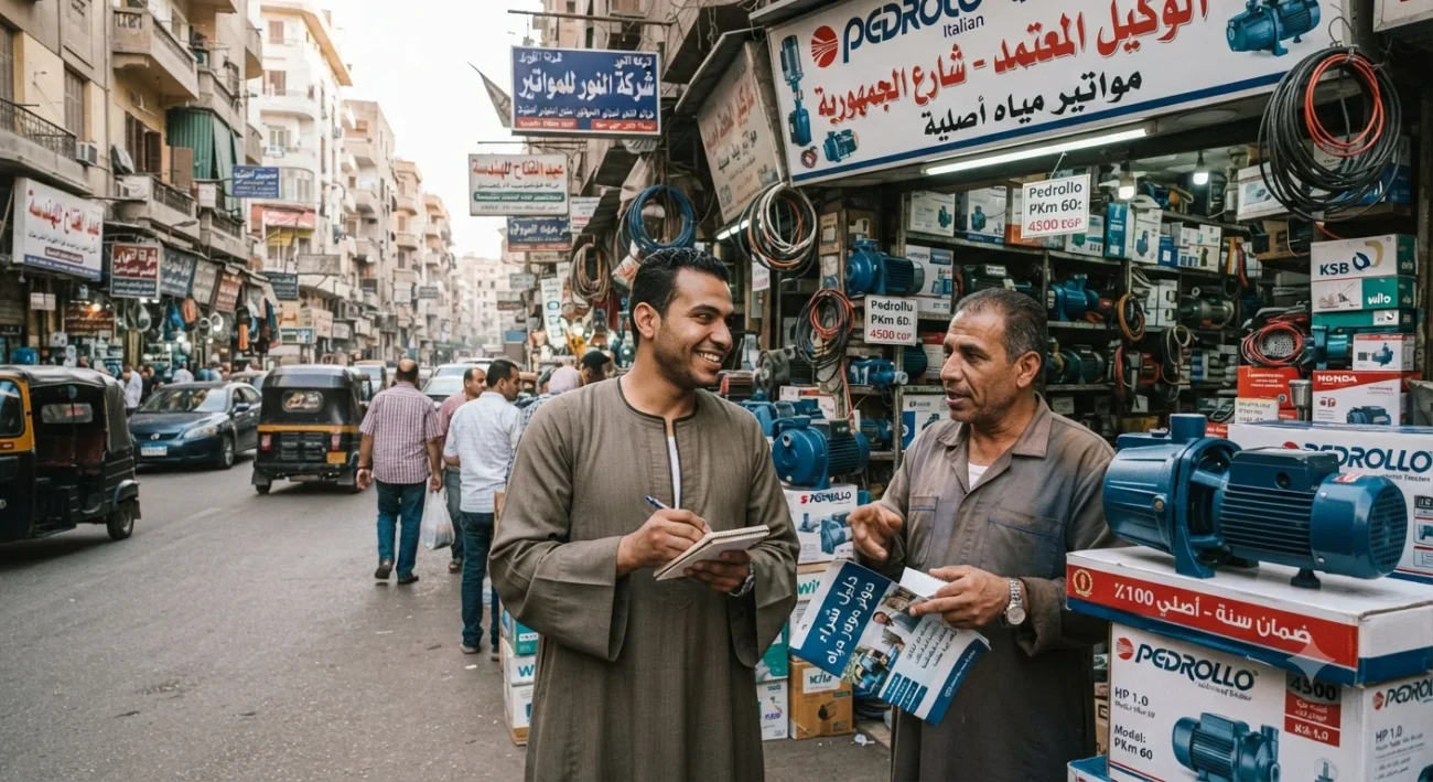 كيف تشتري موتور مياه من شارع الجمهورية بثقة؟ دليل شامل لاختيار موتور المياه الأصلي وتجنب التقليدكيف تشتري موتور مياه من شارع الجمهورية بثقة؟ دليل شامل لاختيار موتور المياه الأصلي وتجنب التقليد