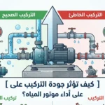 كيف يؤثر تركيب موتور المياه الصحيح على كفاءة التشغيل وإطالة العمر الافتراضي؟