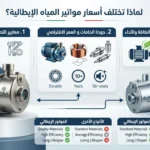لماذا تختلف أسعار مواتير المياه الإيطالية؟ دليل شامل لفهم عوامل الجودة والقيمة