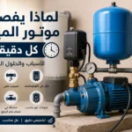 لماذا يفصل موتور المياه كل دقيقة؟
