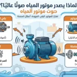 لماذا يصدر موتور المياه صوتًا عاليًا؟ دليل تشخيص صوت موتور المياه ومعرفة العطل من نوع الصوت